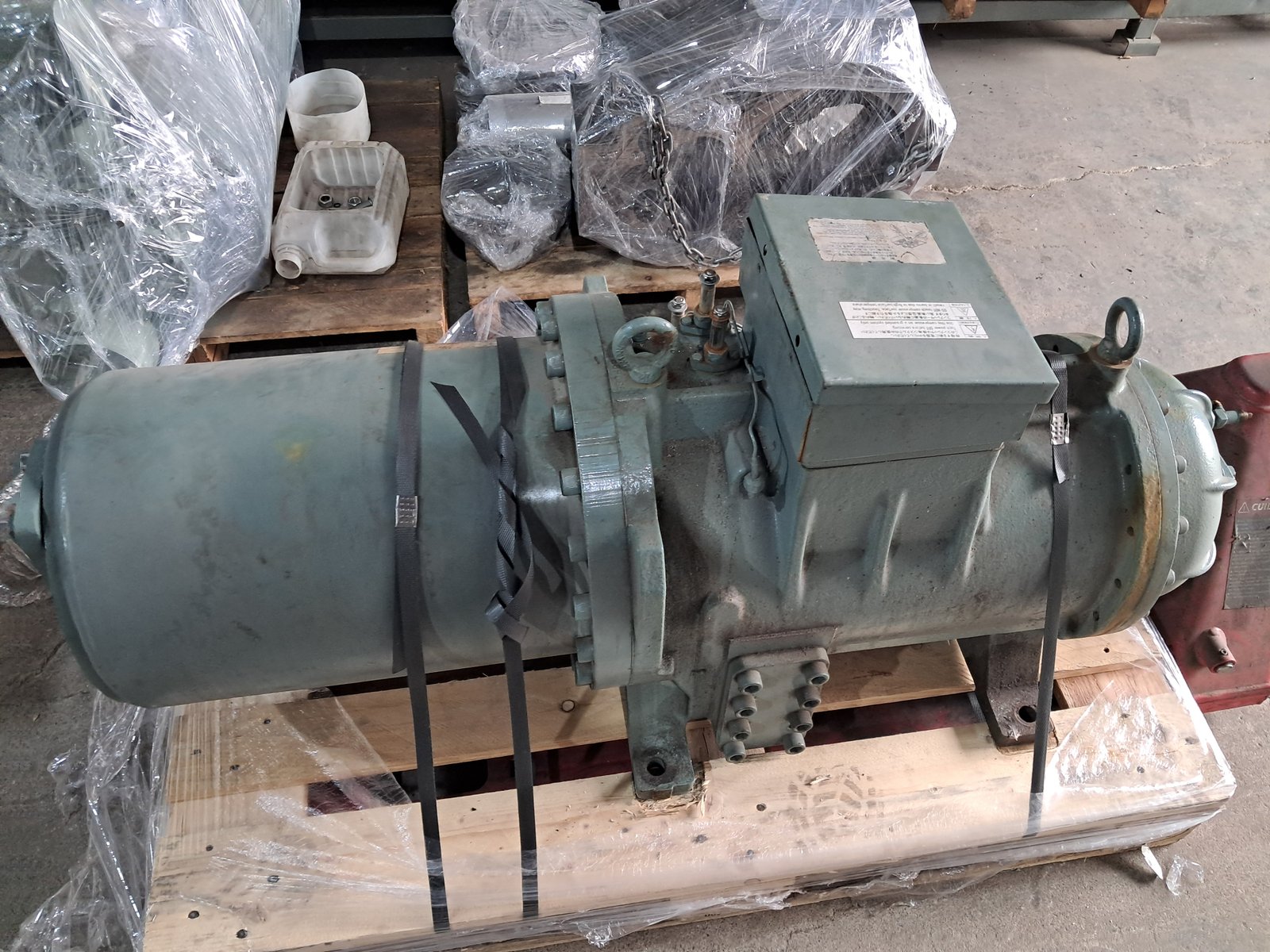 Overhaul de compressor parafuso industrial
