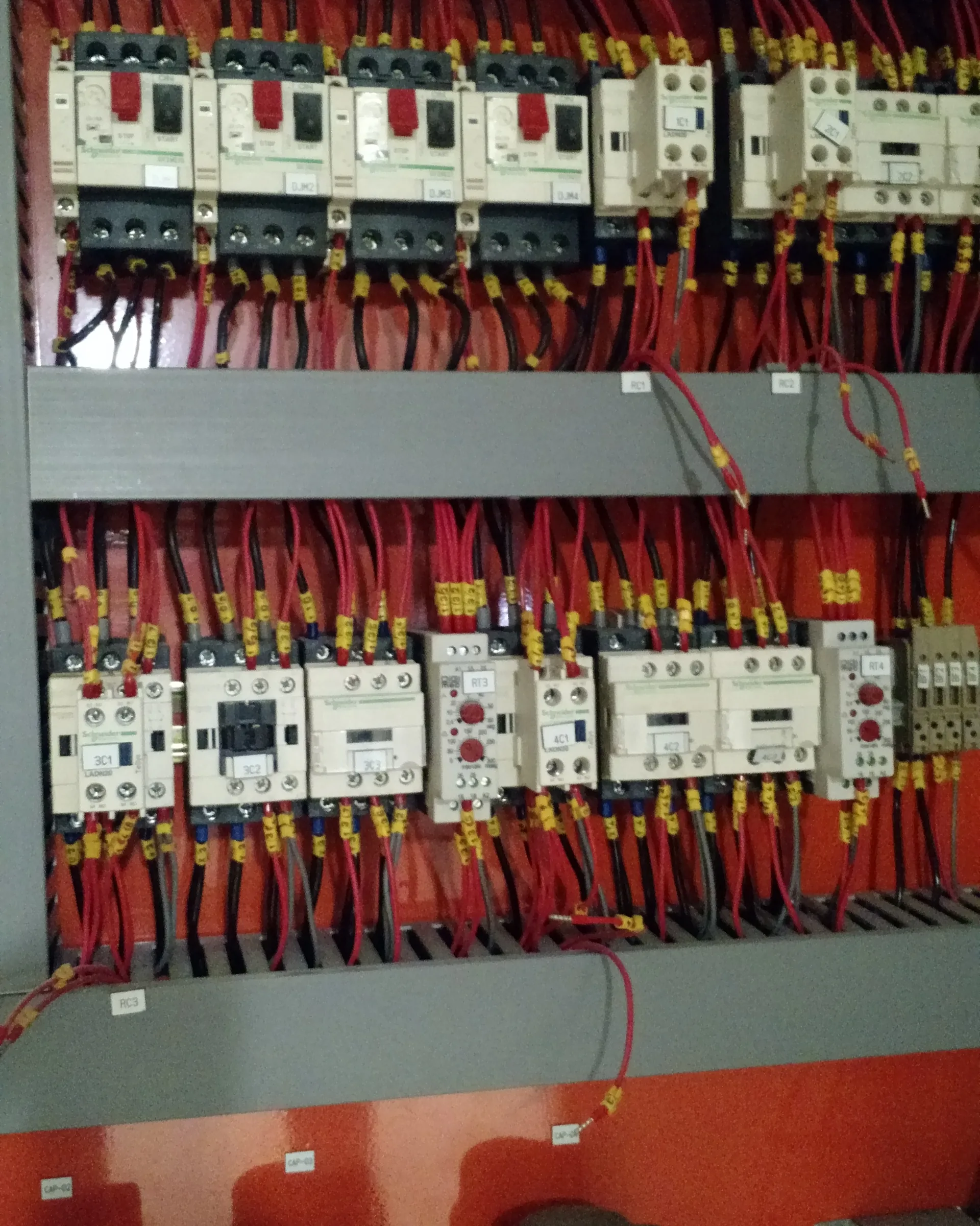 Painel elétrico de chiller reformado